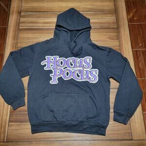 Hocus Pocus Black LS Hoodie - Size Large (11-13)